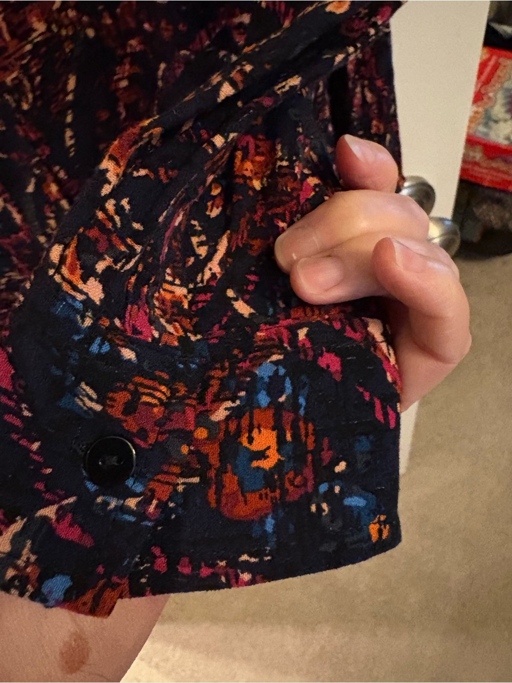 Liverpool Los Angeles Paisley Button Down Blouse - Picture 8 of 16